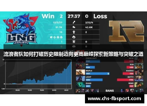 流浪者队如何打破历史限制迈向更高巅峰探索新策略与突破之道